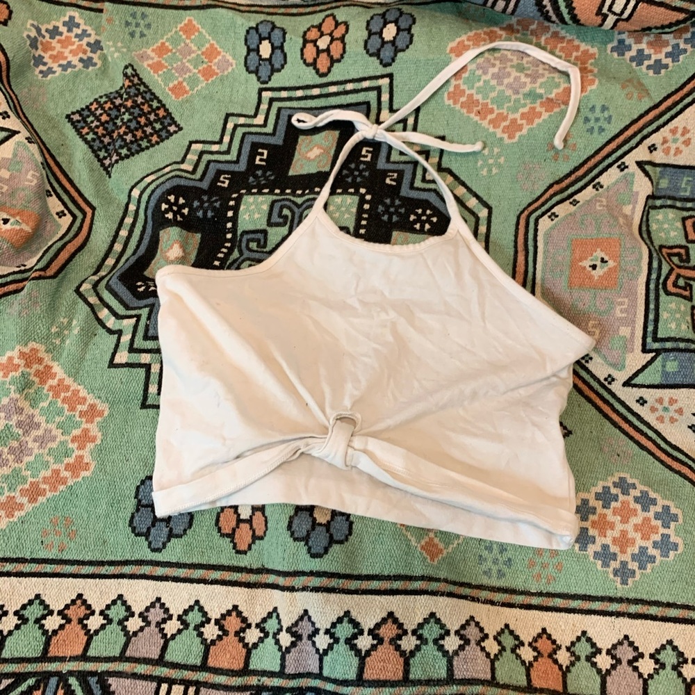 Crop halter top